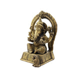 Ganesha Sitting on Base With Prabhavali