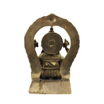 Ganesha Sitting on Base With Prabhavali