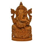 Ganesha Sitting on Lotus ragaarts.myshopify.com