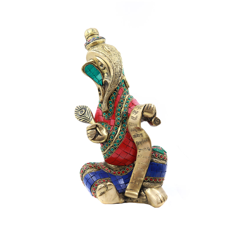 Ramayana Ganesha With Stone Work