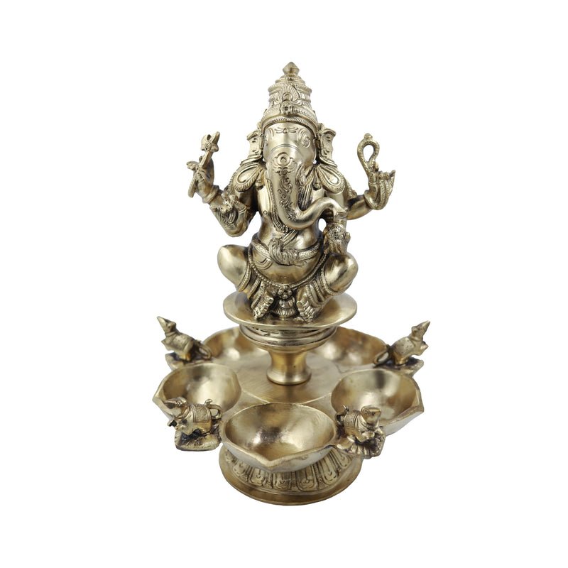 Ganesha Bronze Idol