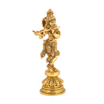 Handcrafted Brass Krishna Standing Idol