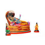 Vishnu in Anantha Sayana Paper Mesh Dolls