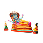 Vishnu in Anantha Sayana Paper Mesh Dolls