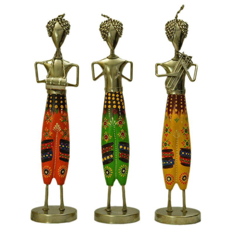 Art Objects Iron Painted Rajasthani Safa Musician ragaarts.myshopify.com