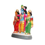 Bhama Rukmini Krishna Clay Dolls