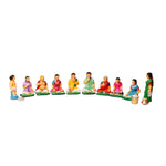 Sappadu Set Clay Dolls