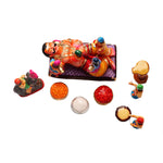 Kumbhakarna Set Clay Dolls