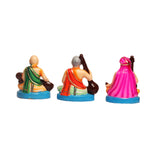 Sangeetha Mumurthy (Set of 3) Clay Dolls