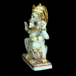 Marble Ganesha Sitting ragaarts.myshopify.com