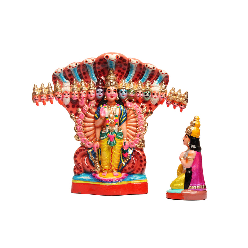Vishwa Roopam Set Clay Dolls