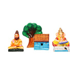 Vinayagar Mahabharatham Set Clay Dolls