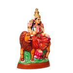 Durga Sitting on Lion Paper Mesh Dolls