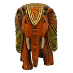 Carved & Painted Elephant ragaarts.myshopify.com