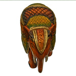 Carved & Painted Elephant ragaarts.myshopify.com