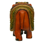 Carved & Painted Elephant ragaarts.myshopify.com