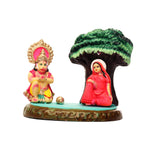 Sundara Kanda Sita Hanuman Ashoka Vanam Clay Golu Bommai