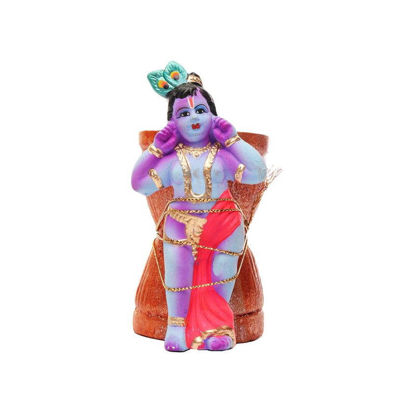 Traditional Damodara Krishna Idol for Pooja and Golu