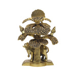 Brass Tree cow Krishna