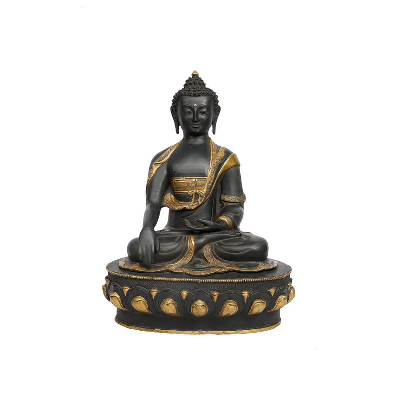 Brass Buddha Sitting
