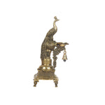 Peacock Lamp with Bell