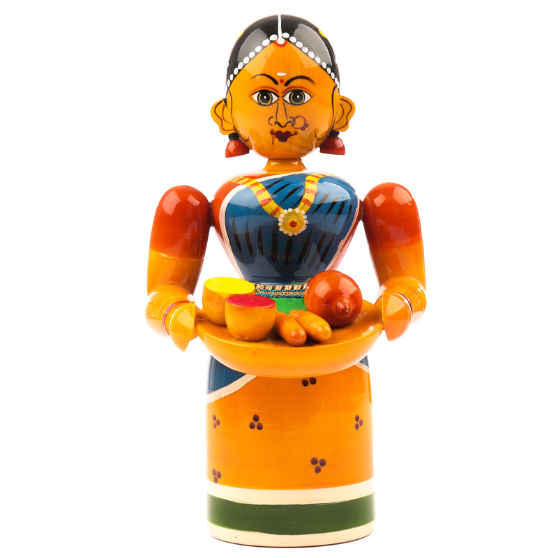 Lady With Pooja Plate