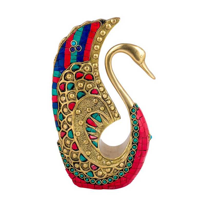 Swan With Stone work