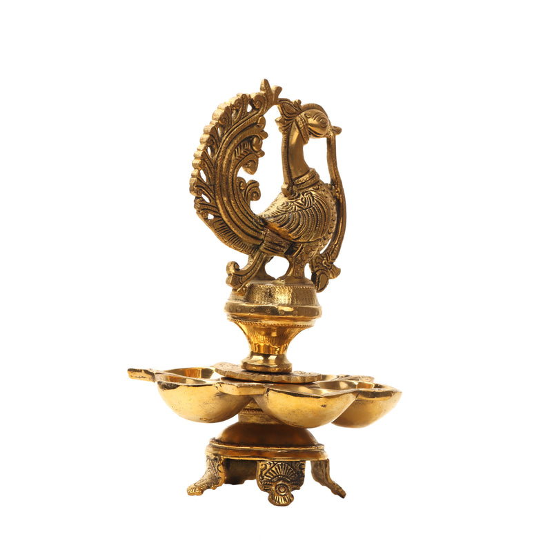 Bird 5 Diya On Stand