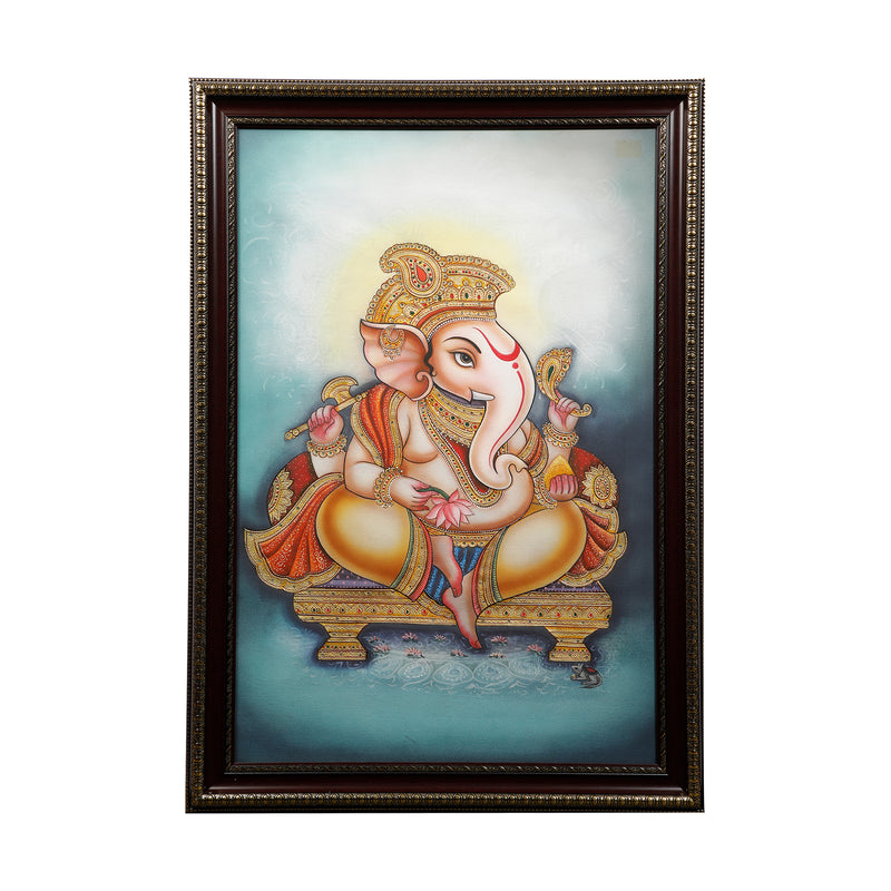 Lord Vinayaka Canvas Painting