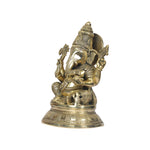 Ganesha sitting on base