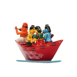 Ram Laxman and Sita On Boat