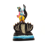 Divine Lord Krishna with Kaliya Naag Idol for Worship and Decor