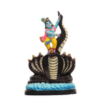 Divine Lord Krishna with Kaliya Naag Idol for Worship and Decor