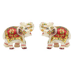 Mp 2.5 Elephant Pair gold painted T/U ragaarts.myshopify.com