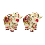 Mp 2.5 Elephant Pair gold painted T/U ragaarts.myshopify.com