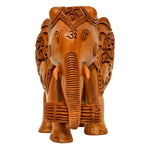 Wooden Carving Elephant ragaarts.myshopify.com