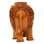 Wooden Carving Elephant ragaarts.myshopify.com