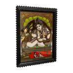 Krishna Glass Painting