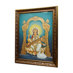 Goddess Saraswathi Devi Canvas Painting