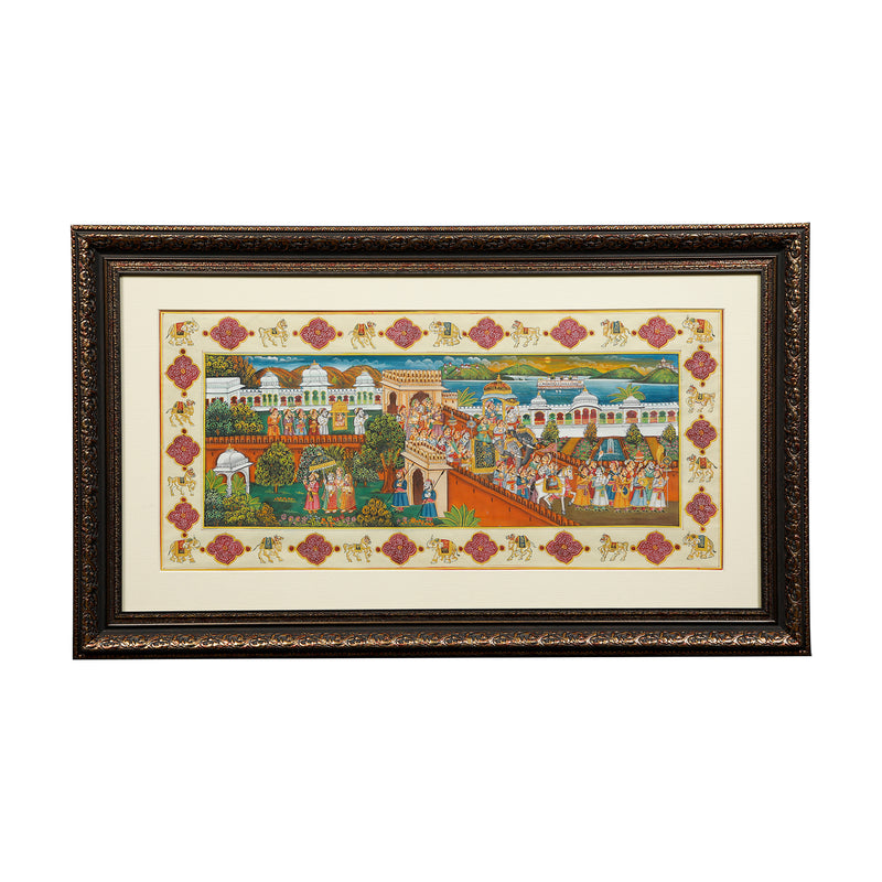 Vintage Palace Canvas Painting