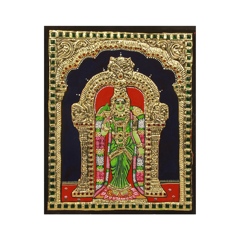 Tanjore Painting Meenakshi