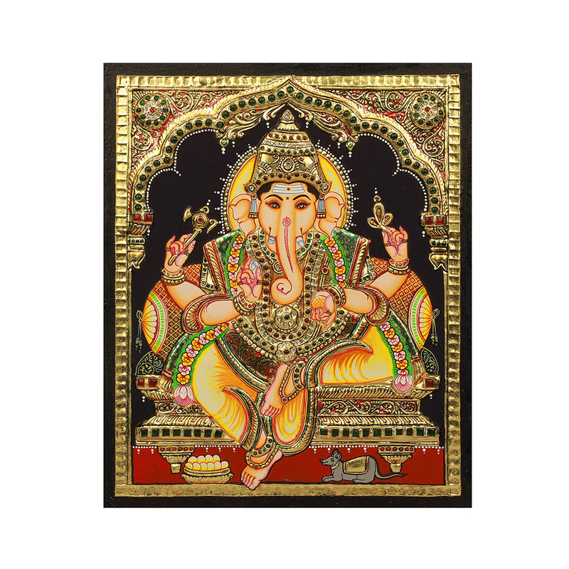 Ganesha Tanjore Painting