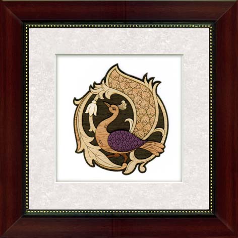 Wh 8x8 Peacock design ragaarts.myshopify.com