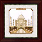 Carved 8in x 8in Taj Mahal ragaarts.myshopify.com