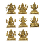 Bronze Sitting Ashata Laxmi