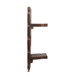 Wooden Wall Hanging Two Shelf