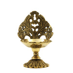 Brass Craving Oil Diya