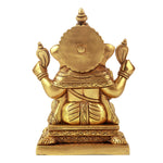 Ganesha Sitting On Chowki