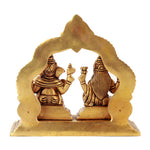 Ganesha With Laxmi Sitting With Arch