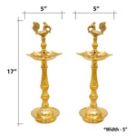 Brass Kerala Fancy Lamps pair ragaarts.myshopify.com